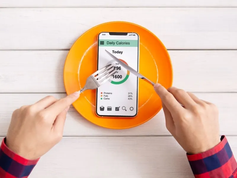 Štetje kalorij za izgubo kilogramov